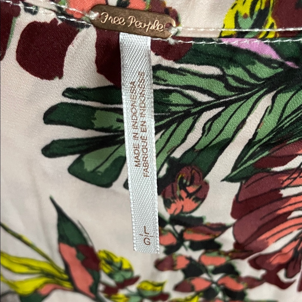Free People Multicolor Floral blouse